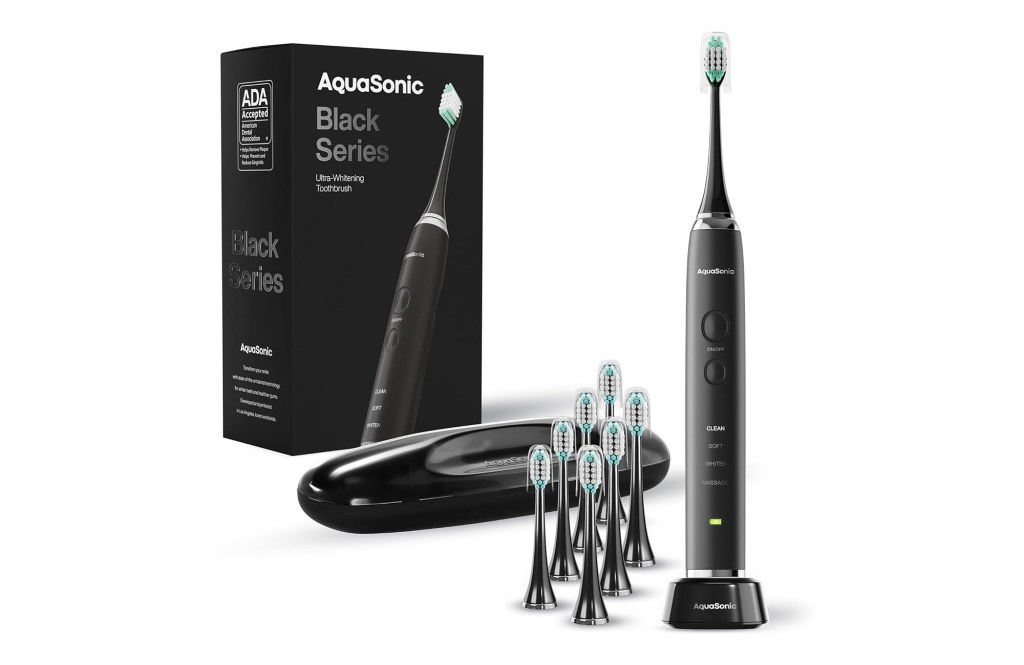 Aquasonic Black Series Ultra Whitening Toothbrush