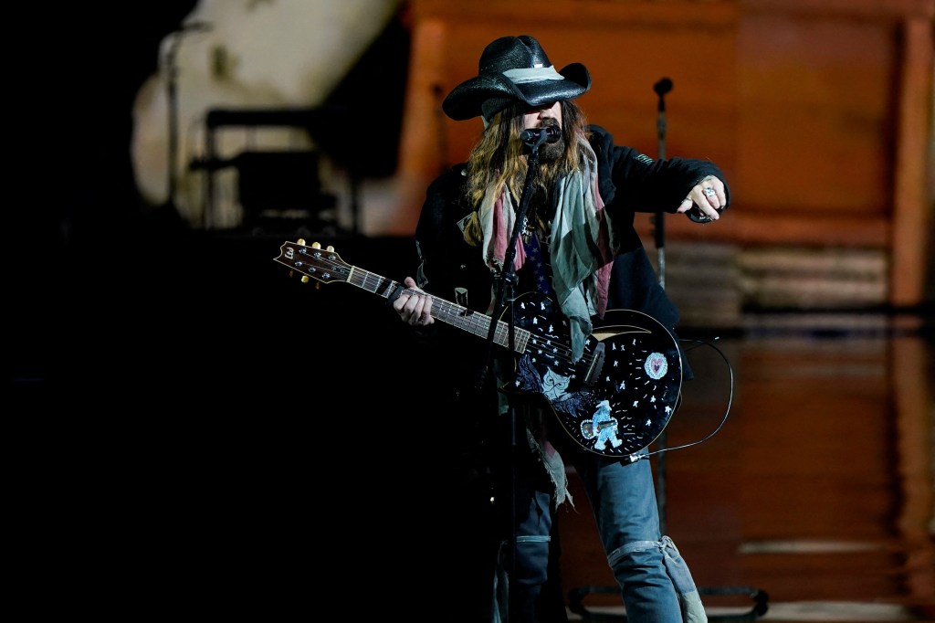 Billy Ray Cyrus performs at the Liberty Ball on Inauguration Day