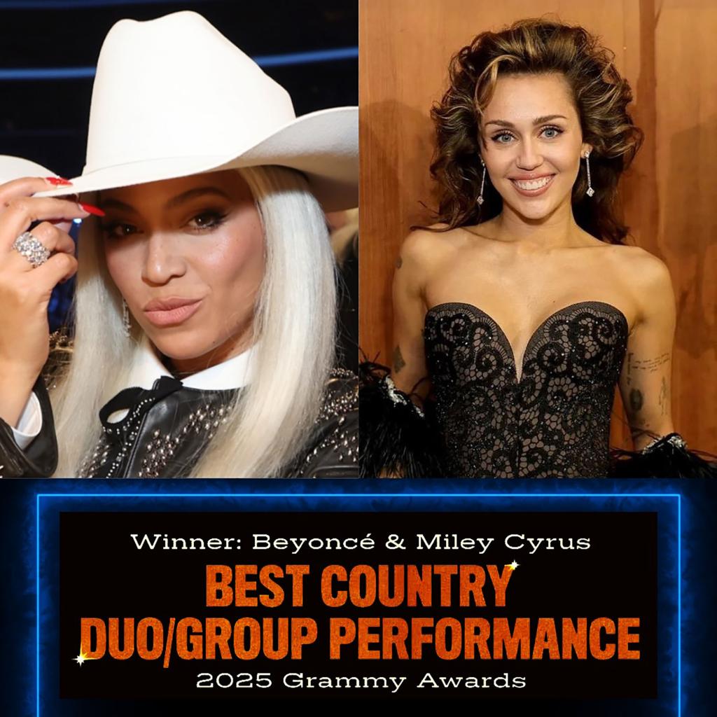 Beyonce and Miley Cyrus won at the 2025 Grammy Awards