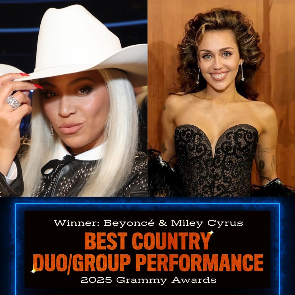 Beyonce and Miley Cyrus won at the 2025 Grammy Awards
