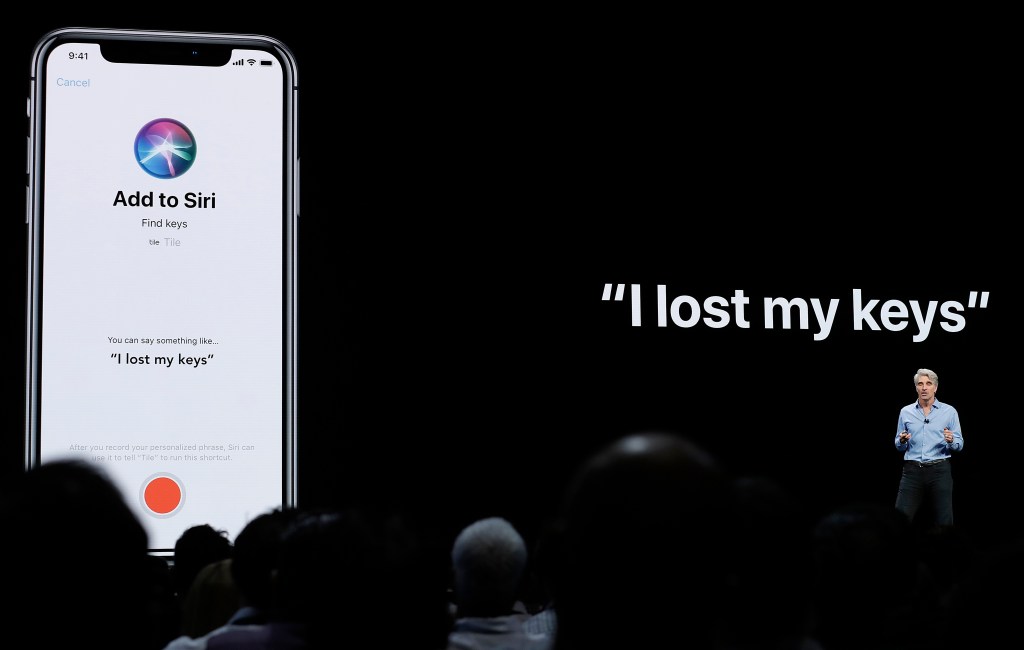 Craig Federighi, Apple's senior vice president of Software Engineering, speaks about Siri in 2018.
