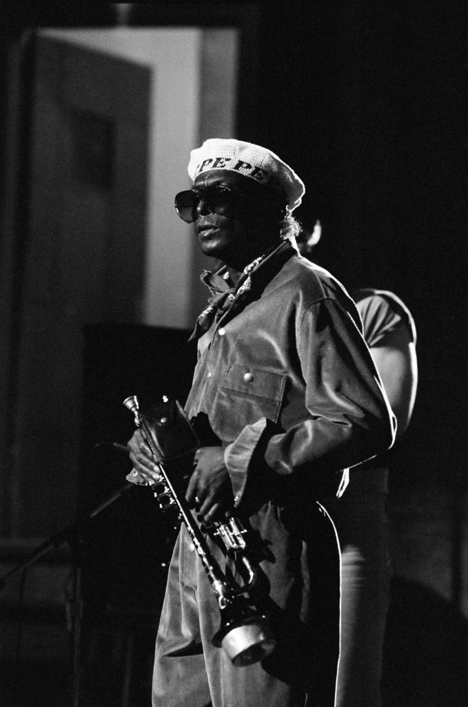 Miles Davis on "SNL" in 1981.