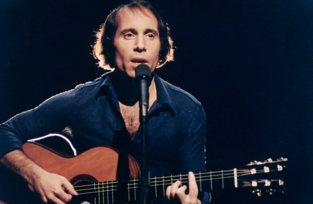Paul Simon on "SNL" in 1976.