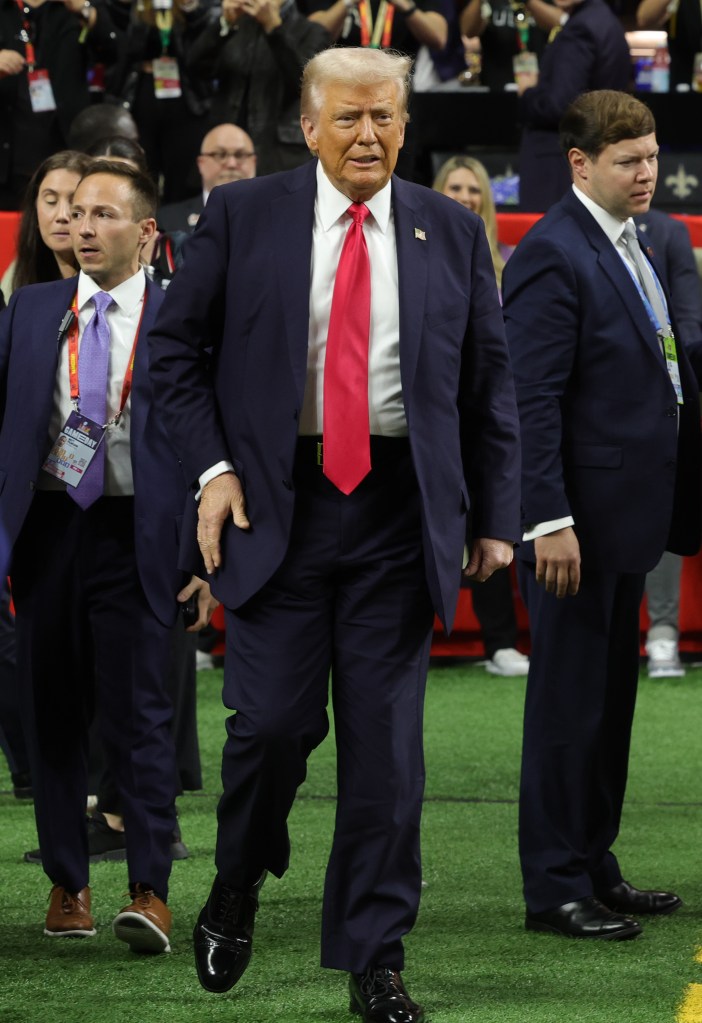 President Donald Trump attended Super Bowl 2025 on Feb. 9, 2025.