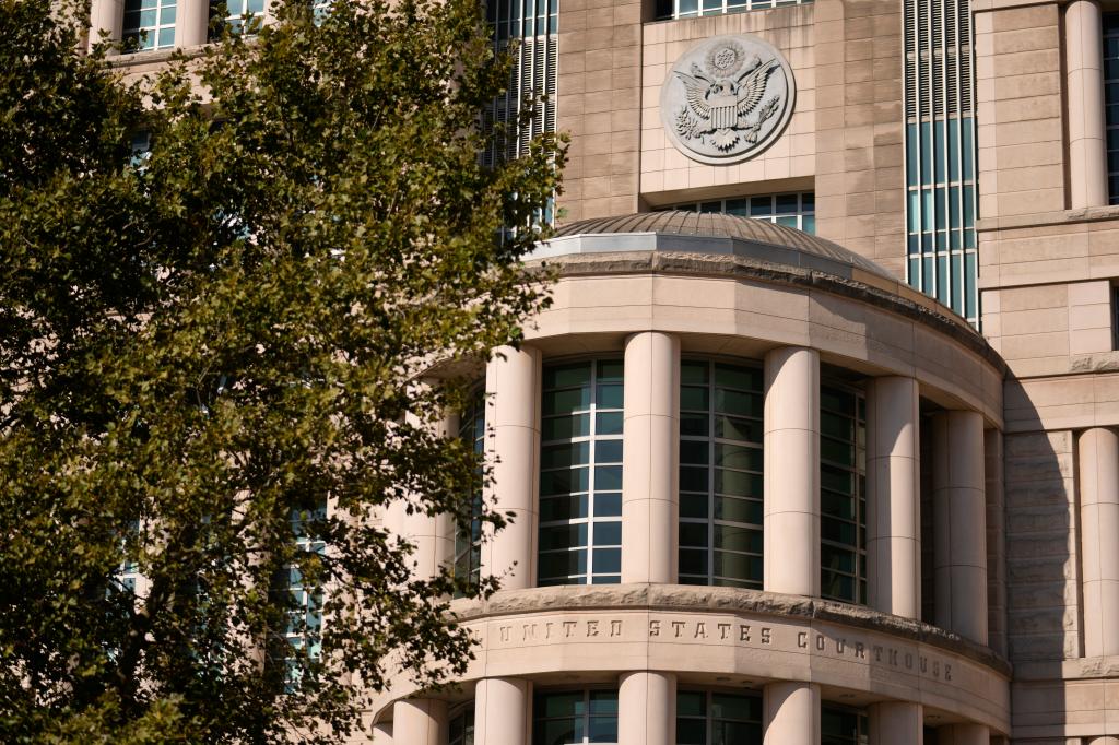 Thomas F. Eagleton United States Courthouse federal building is shown Thursday, Oct. 10, 2024, in St. Louis. 