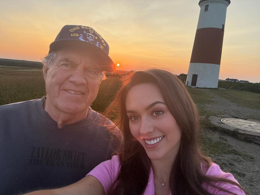Bill Belichick and Jordon Hudson