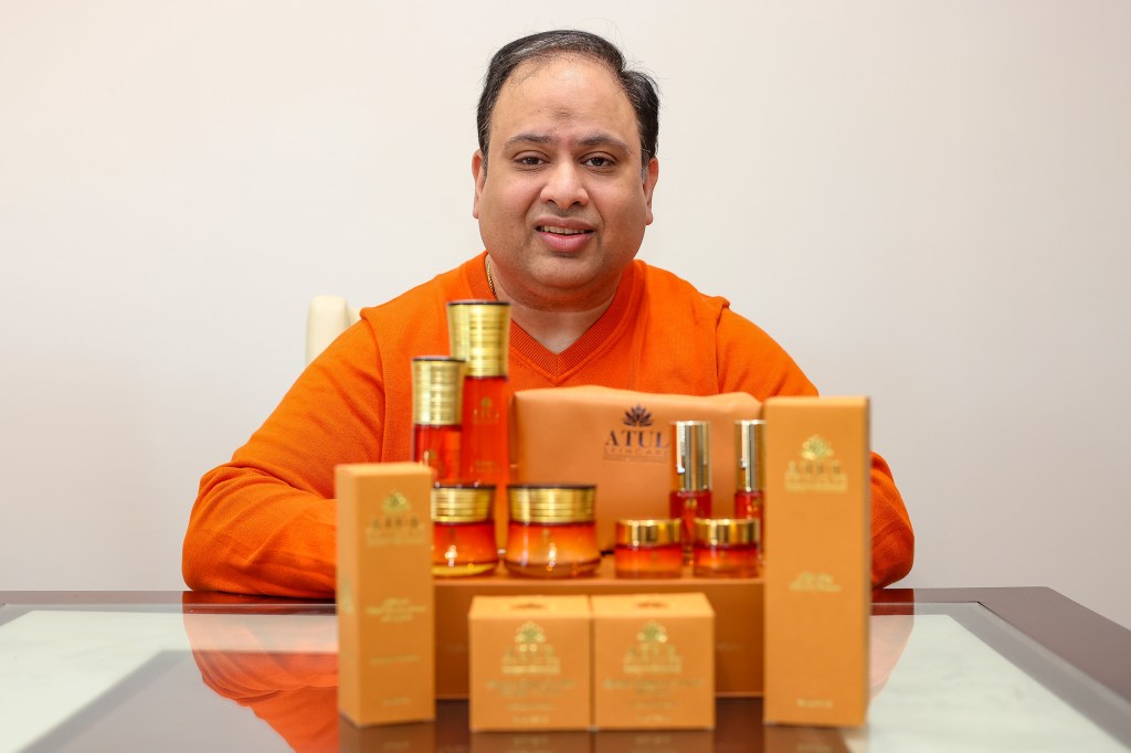 Atul Bhatara and his skincare