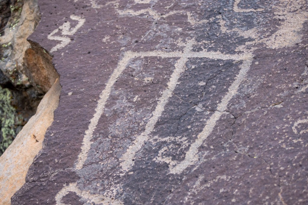 along with Native American petroglyphs and early homesteader ruins.