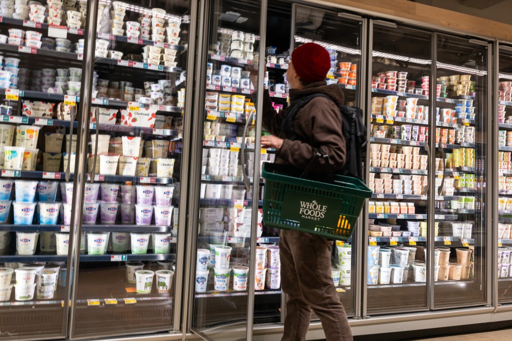 Someone shops at Whole Foods.