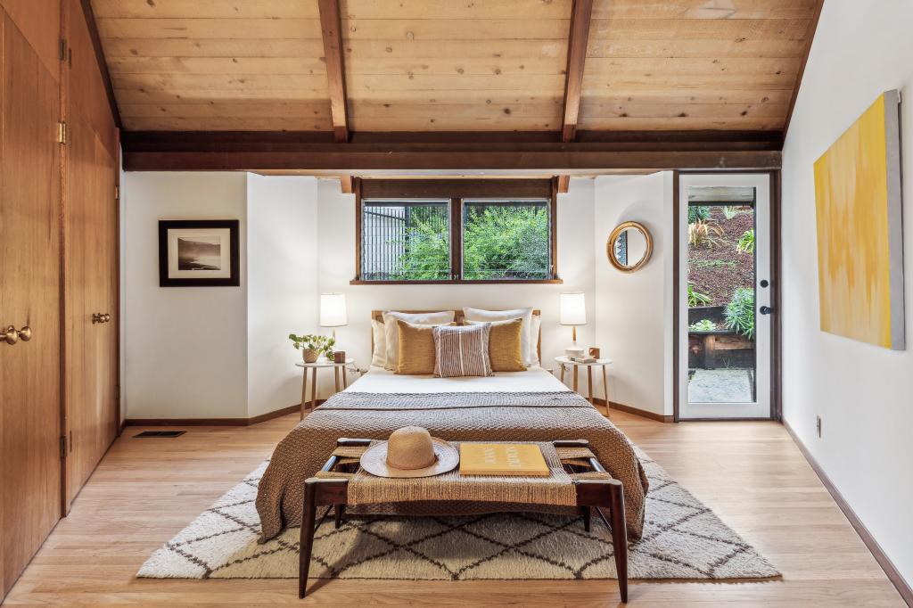 One of two bedrooms. 