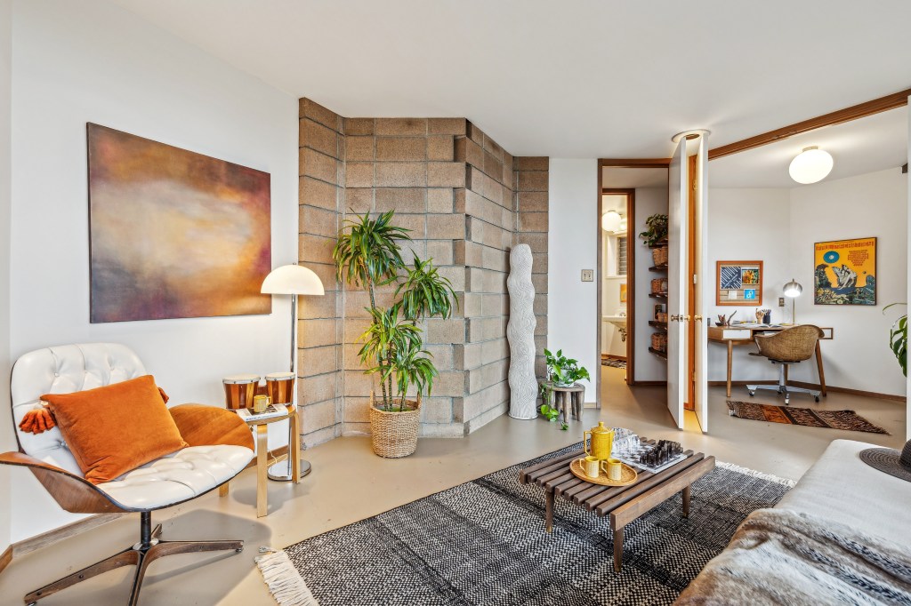 The home occupies over 1,300 square feet. 