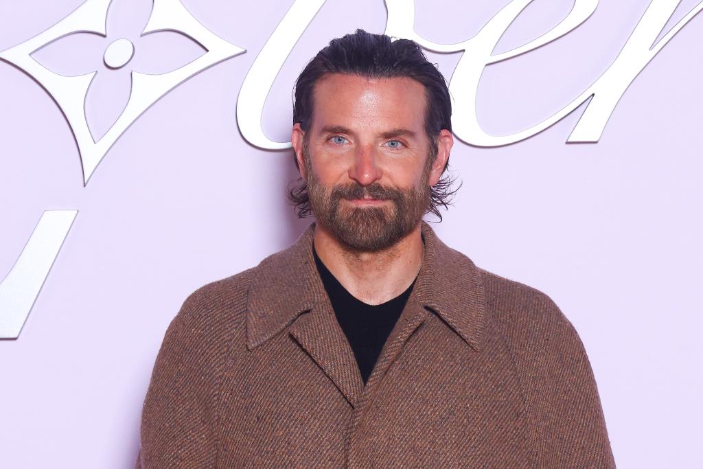 Bradley Cooper at Paris Fashion Week in January 2025