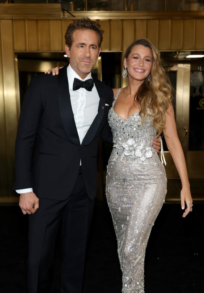 Ryan Reynolds and Blake Lively attend SNL50: The Anniversary Special on February 16, 2025 in New York City.  