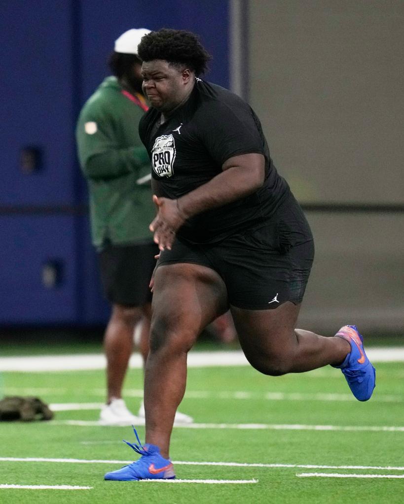 Desmond Watson impressed during Florida's pro day ahead of the NFL Draft in April.