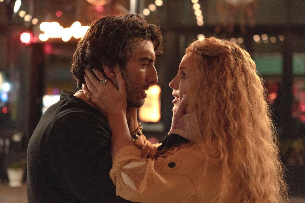 Justin Baldoni and Blake Lively in "It Ends With Us."