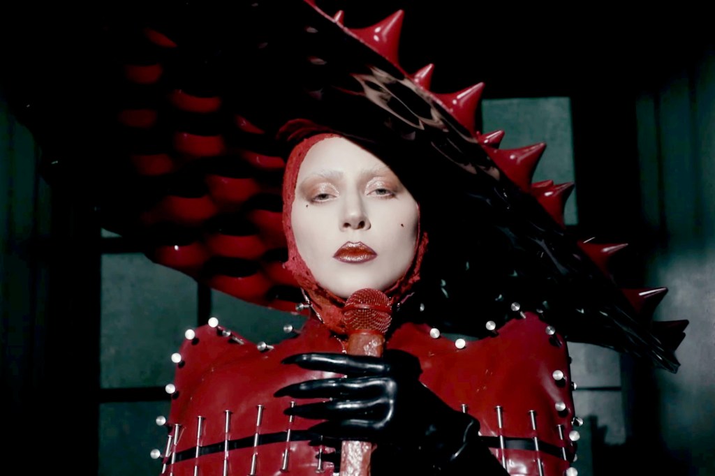 Lady Gaga in her "Abracadabra" video.