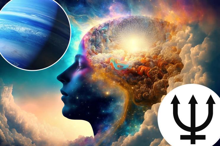 In astrology, Neptune is the psychic planet of ideals, intuition, spirituality and compassion, the domain of dreams and delusions.