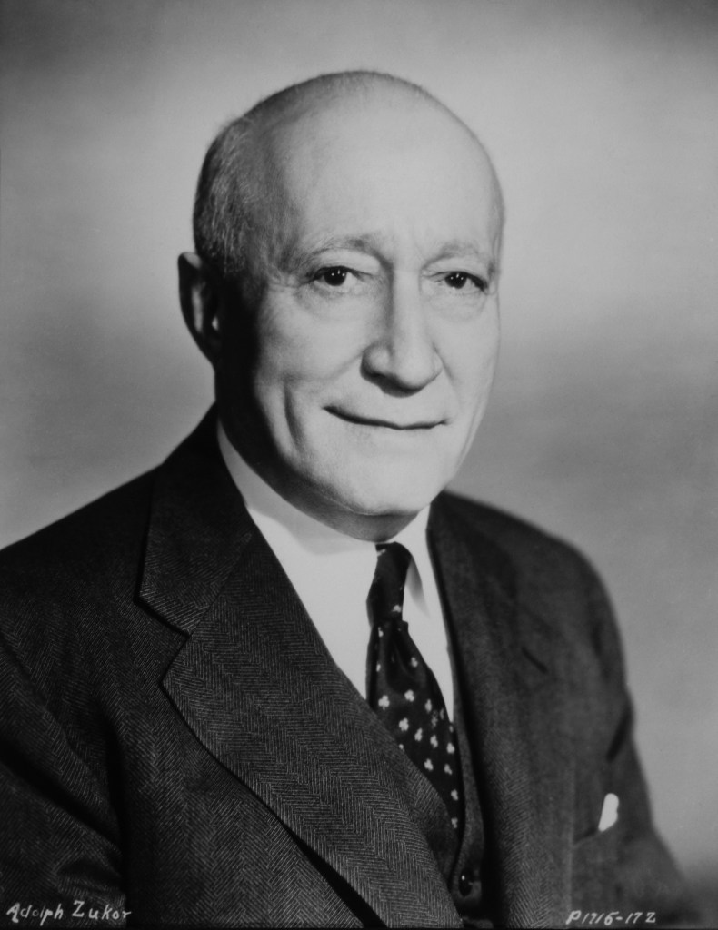 Adolph Zukor, the long-time president and co-founder of Paramount Pictures