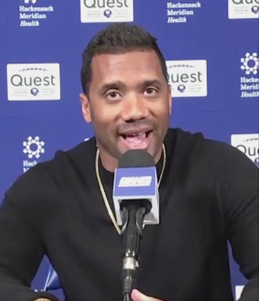 Russell Wilson is the Giants' new quarterback.