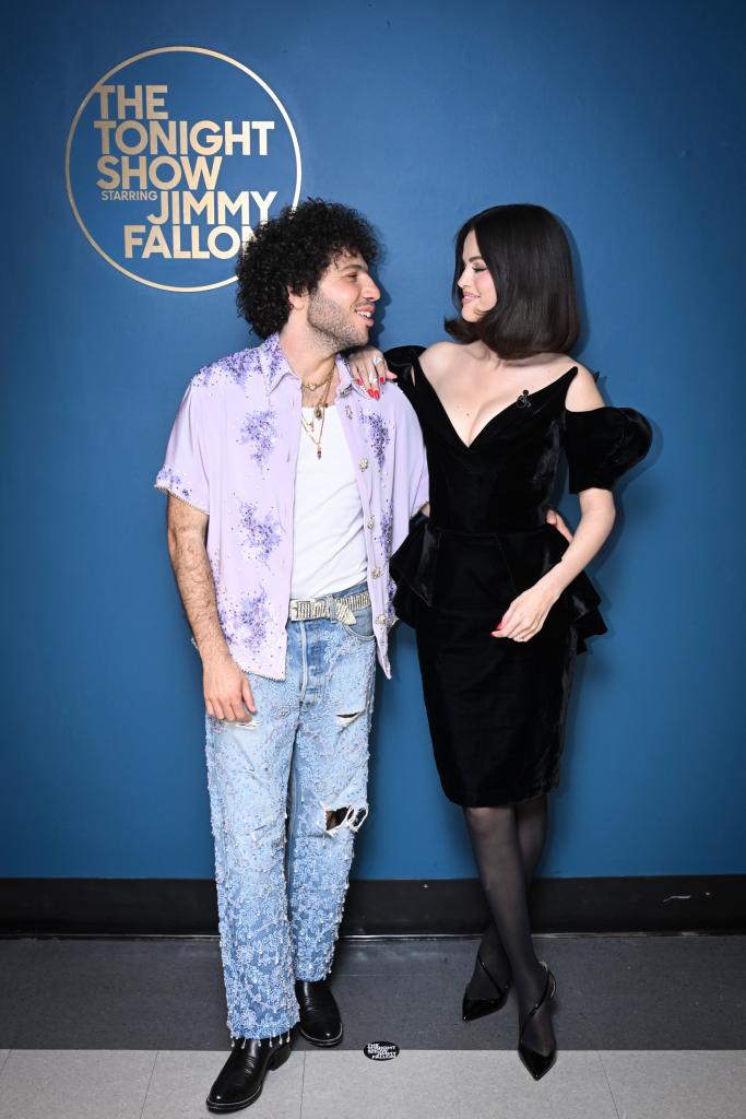 Selena Gomez and Benny Blanco at "The Tonight Show Starring Jimmy Fallon."