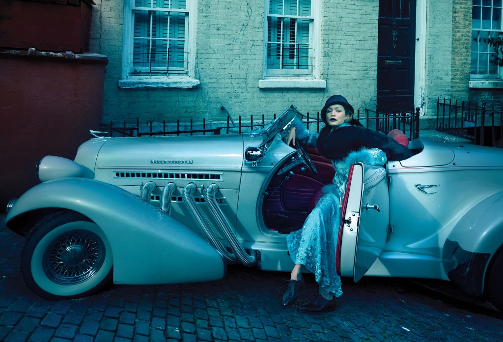 Gigi Hadid for her Vogue cover story