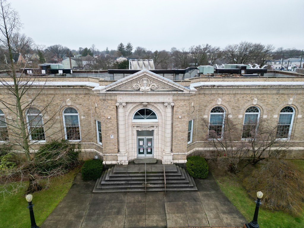 General Views of the Lynbrook Library in Lynbrook, NY