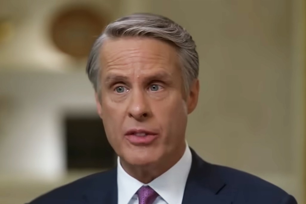 ABC News' Terry Moran questions President Donald Trump during Tuesday's interview. 