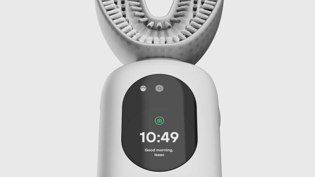 New versions of the device (pictured here) will have a longer battery life and be easier to pack in a suitcase, Brown said.