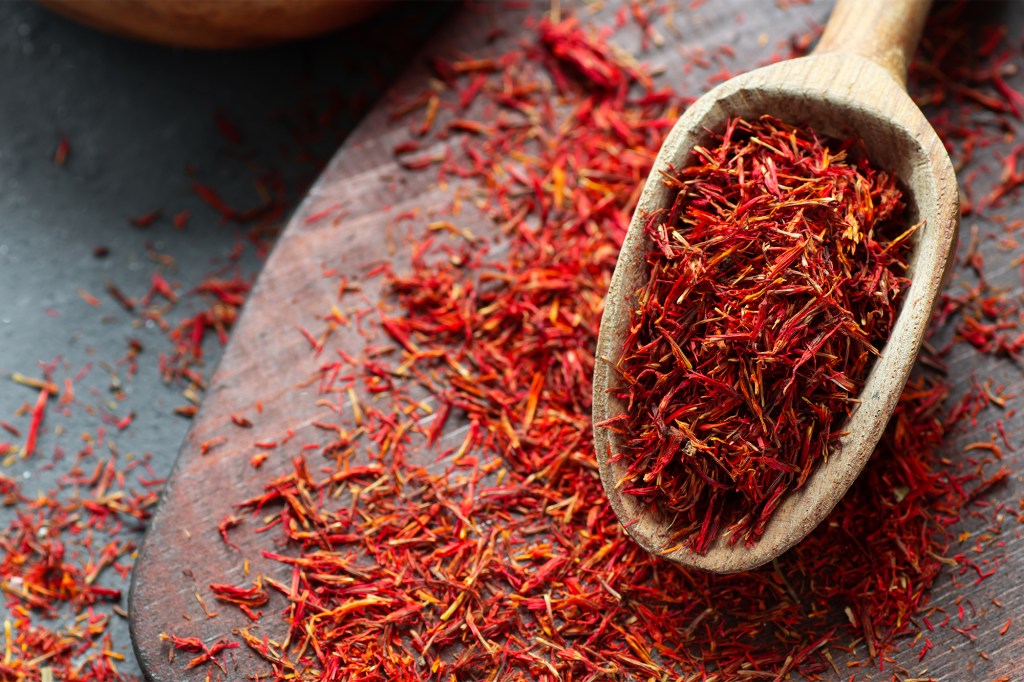 Saffron (pictured here), known as "red gold," can improve sleep quality and duration.
