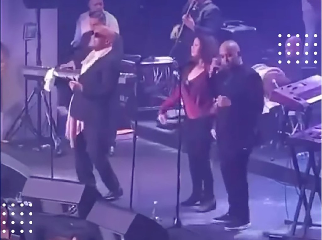 Rubby Pérez performing at the club before the collapse