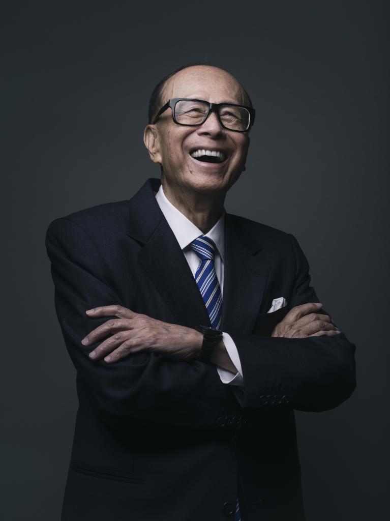 Billionaire Li Ka-shing, chairman of CK Hutchison Holdings Ltd. and Cheung Kong Property Holdings Ltd., posing for a photograph in Hong Kong, China.