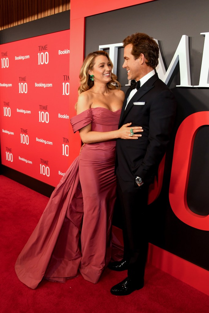 Blake Lively and Ryan Reynolds attend the 2025 TIME100 Gala .