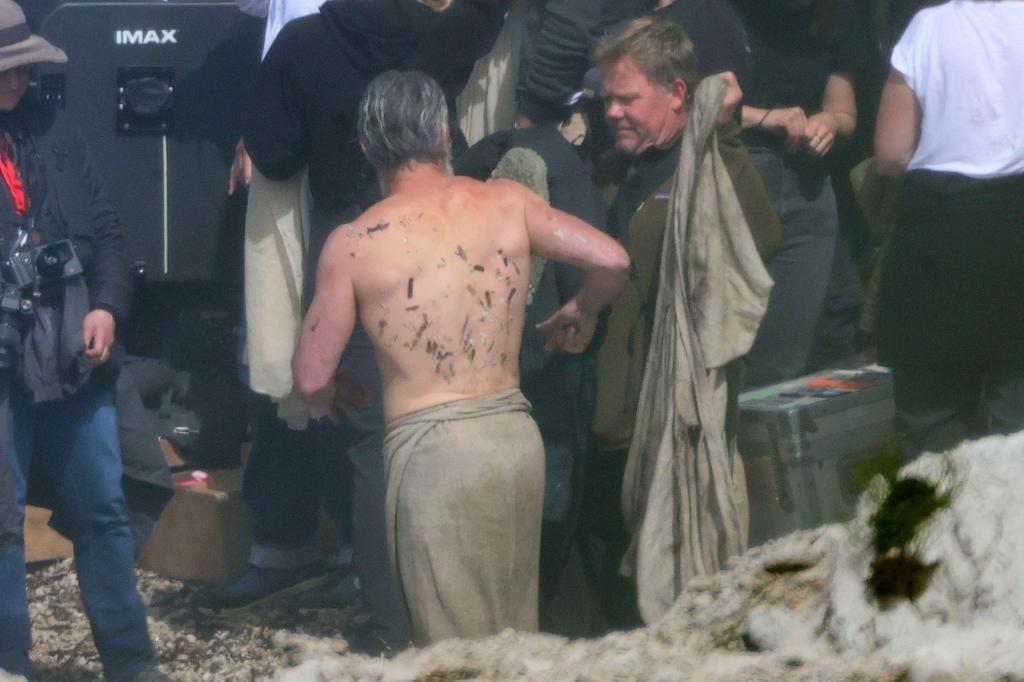 Matt Damon filming in Italy.