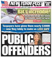 April 1, 2025 New York Post Front Cover