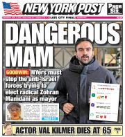 April 2, 2025 New York Post Front Cover