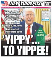 April 10, 2025 New York Post Front Cover