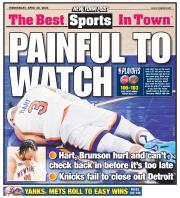 April 30, 2025 New York Post Back Cover
