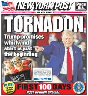 April 30, 2025 New York Post Front Cover