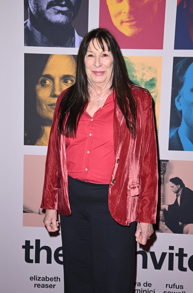 Anjelica Huston at "The Uninvited" premiere in LA in November 2024