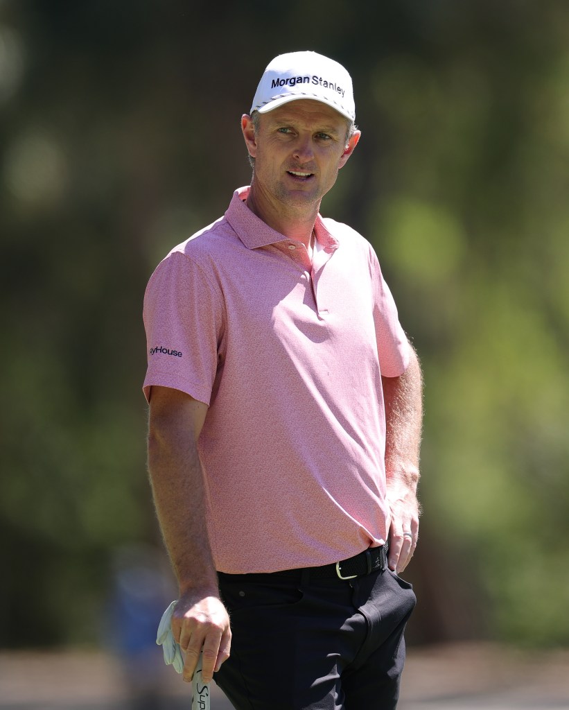 Justin Rose of England in action during the Pro Am event prior to the RBC Heritage 2025 at Harbour Town Golf Links on April 16, 2025 in Hilton Head Island, South Carolina.  