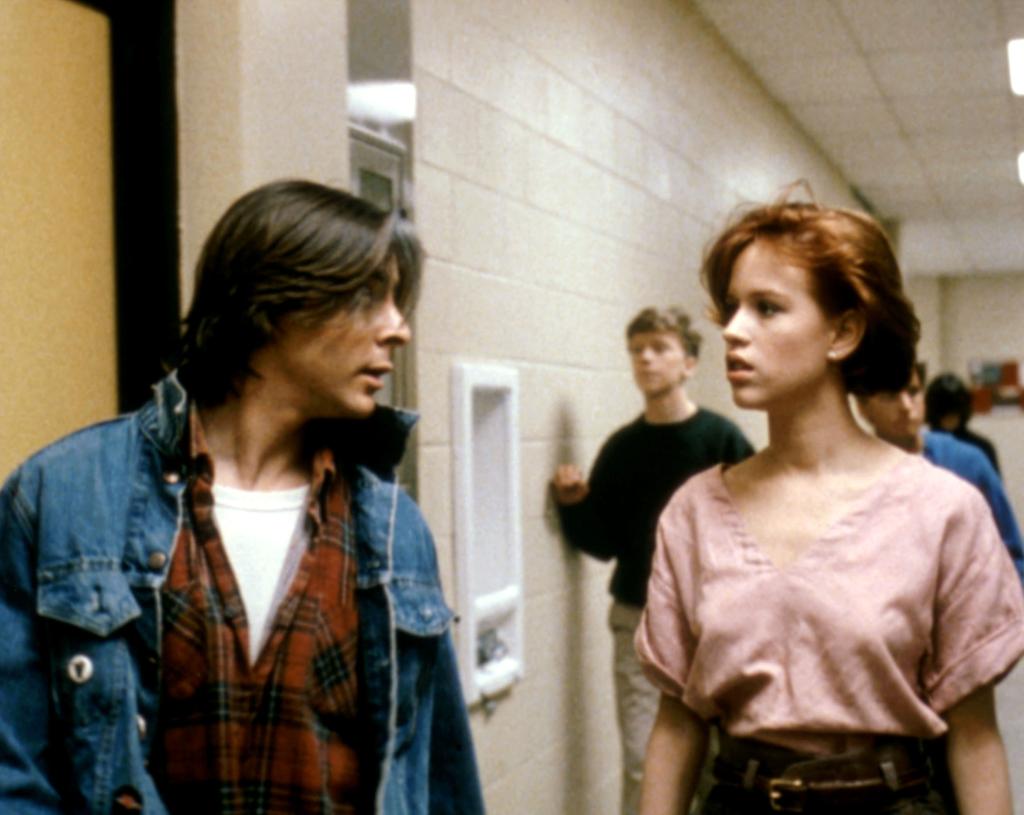 Judd Nelson and Molly Ringwald in "The Breakfast Club." 