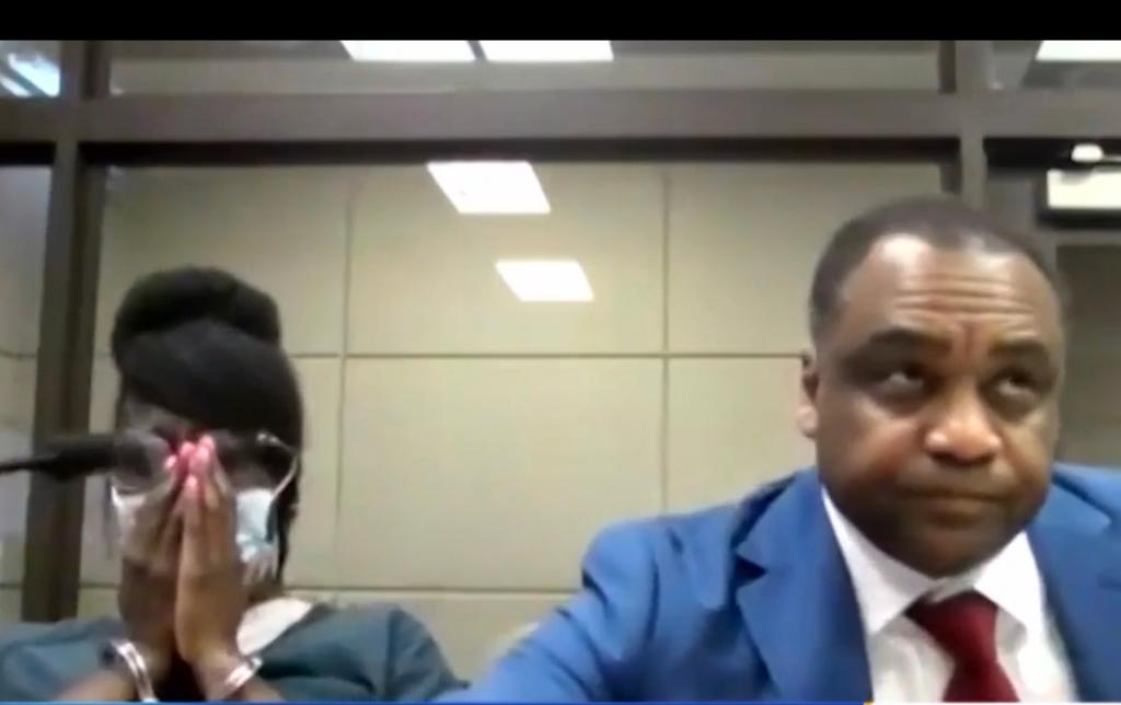Keionna McGowan sobbed in court on Thursday.