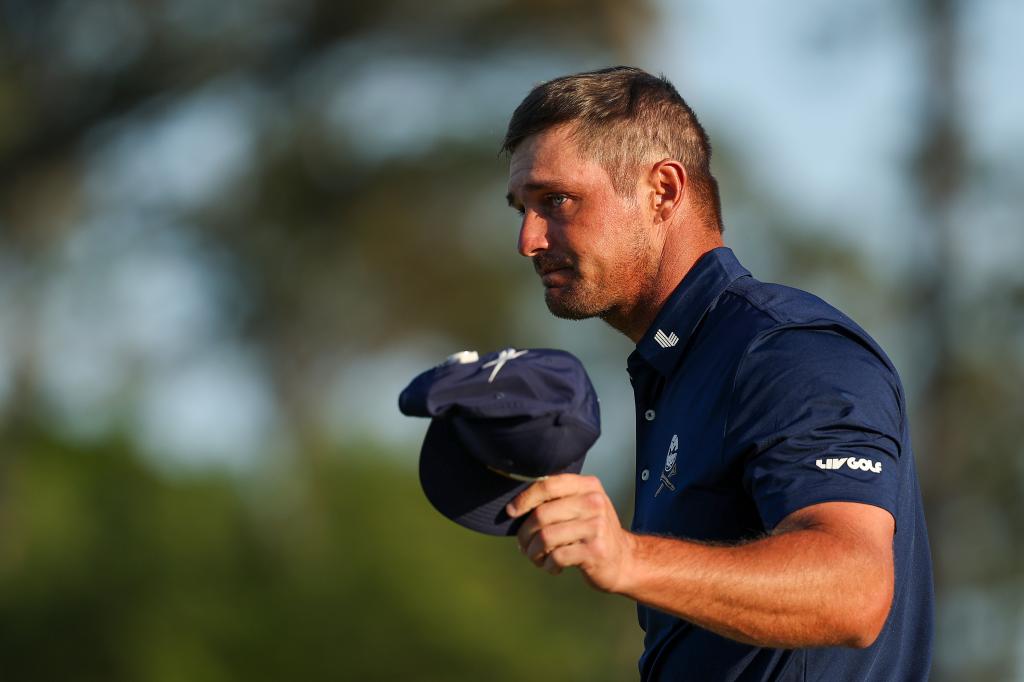 Bryson Dechambeau had a rough final round at the Masters.