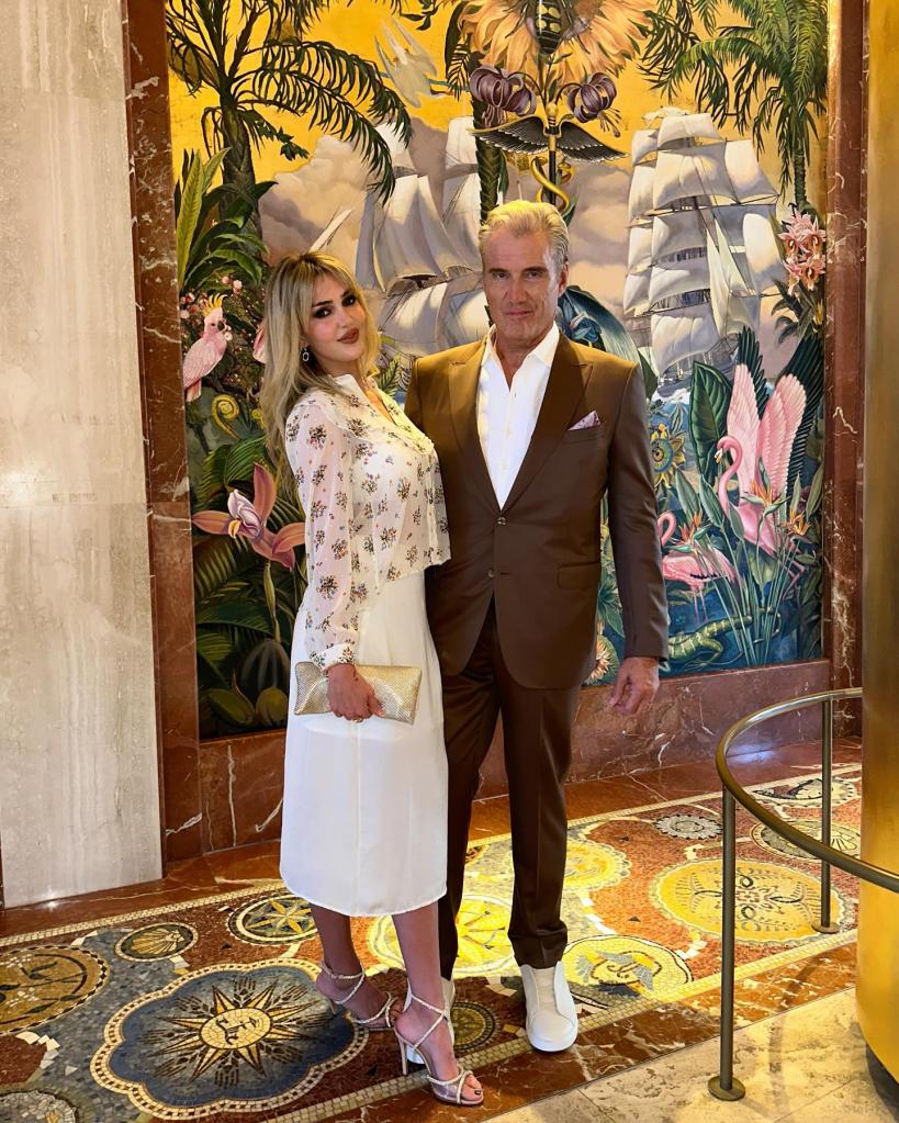 Dolph Lundgren and Ethel Booba in Miami Beach supporting CHILDHELP, a child abuse prevention organization.