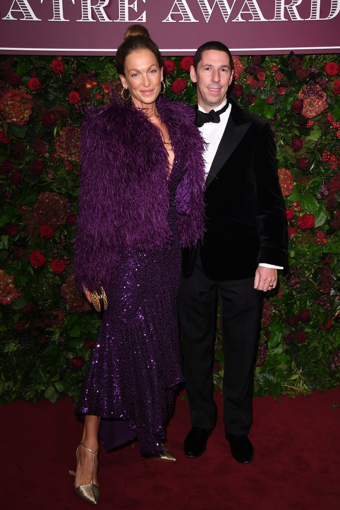 Emily Crompton Candy and Christian Candy attend the 65th Evening Standard Theatre Awards at London Coliseum on November 24, 2019 in London, England. 