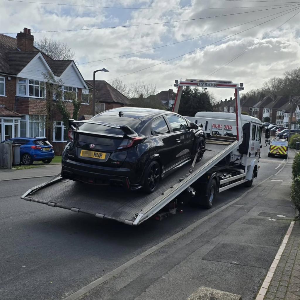 Ewan Valentine's stolen Honda.