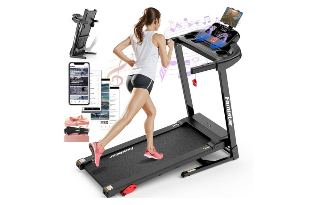 Portable Folding Electric Exercise Treadmill