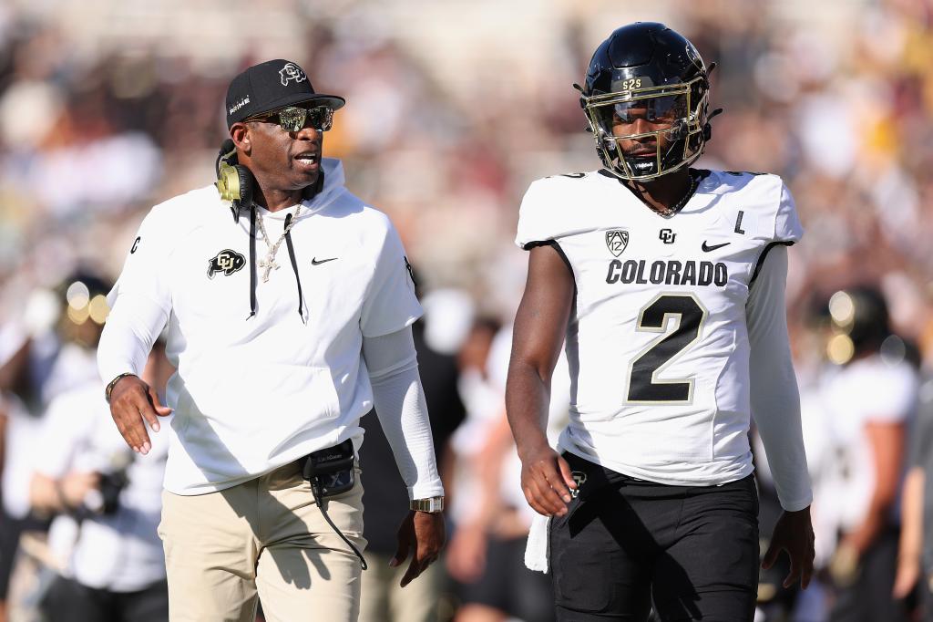 Shedeur Sanders is the son of Colorado coach Deion Sanders.
