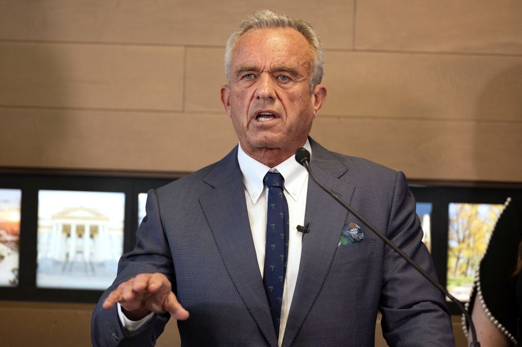 Robert F. Kennedy Jr. during a press conference discussing Utah's fluoride ban, food additives, and SNAP funds legislation