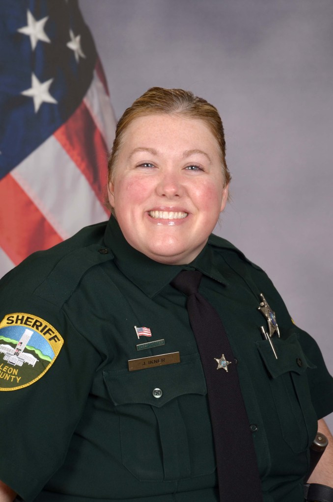 Leon County Sheriff's Deputy Jessica Ikner poses for her portrait with the sheriff's office.